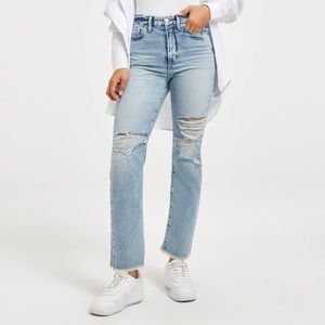 Good American “Good Boyfriend” jeans size 8